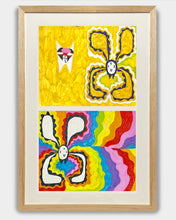 Load image into Gallery viewer, Hadesisgood crayon drawing double 3
