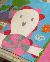 Load image into Gallery viewer, Hadesisgood crayon drawing large
