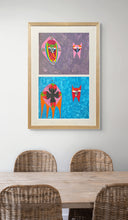 Load image into Gallery viewer, Hadesisgood crayon drawing double 2
